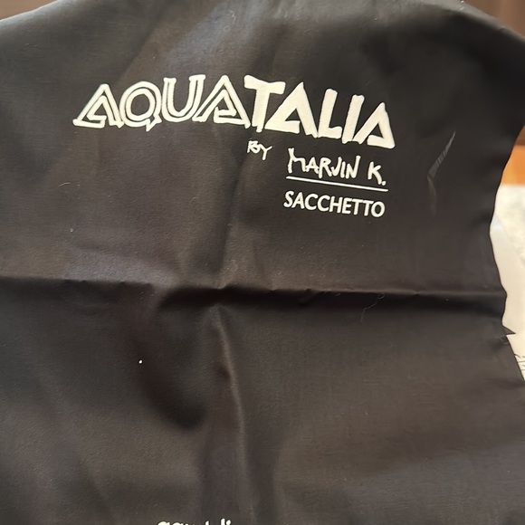 Aquatalia NWT Wedge Suede/Calfskin Booties Size 7.5 - Picture 7 of 7